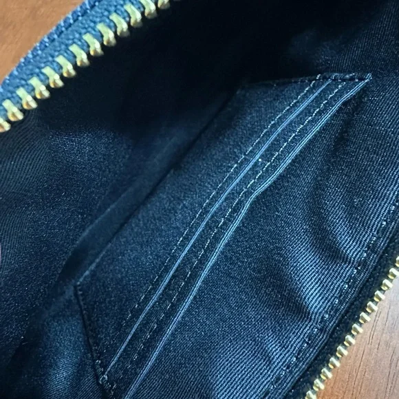Coach Large Denim Wristlet - Picture 5 of 5